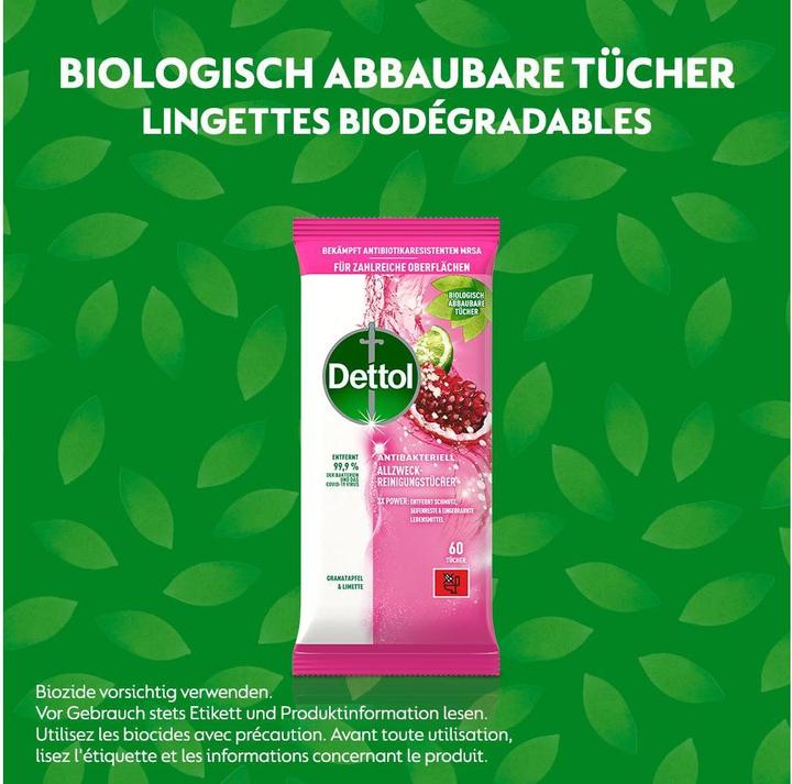 Produktbild Dettol Allzweck Reinigungstücher