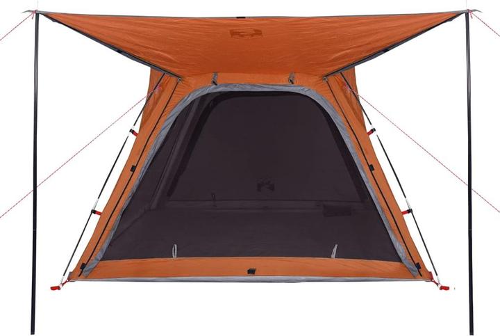 Image du produit VidaXL Tente de camping 4 personnes & Orange 185T Taft (Tente igloo, 5.90 kg, 4 personnes)