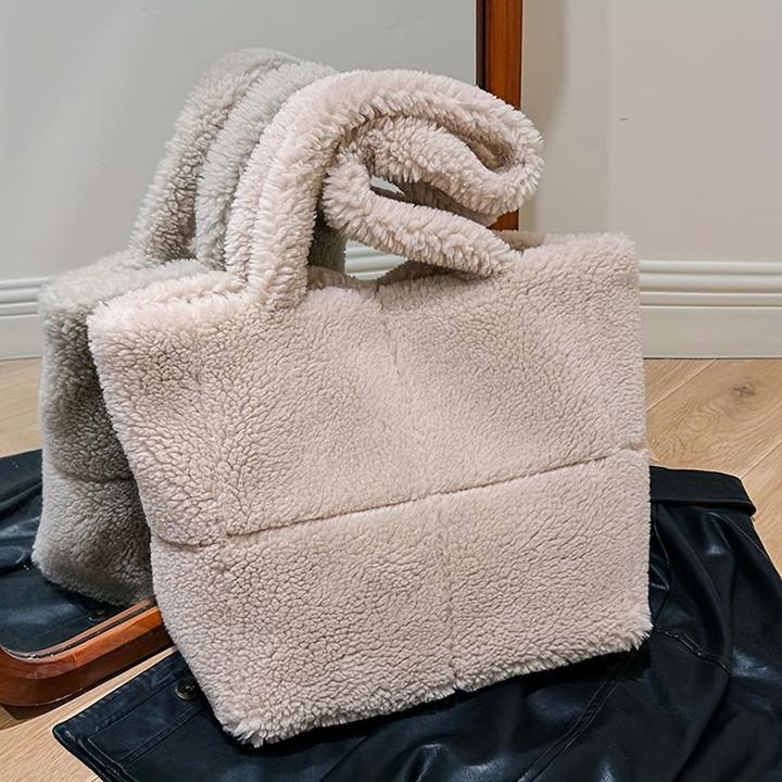Produktbild Only-Bags.Store Schicke Kunstpelz-Umhängetasche - vielseitig und leicht, perfekt für Arbeit oder Freizeit