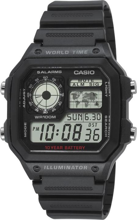 Casio Ae-1200wh-1avef (Digitaluhr, 45 mm)