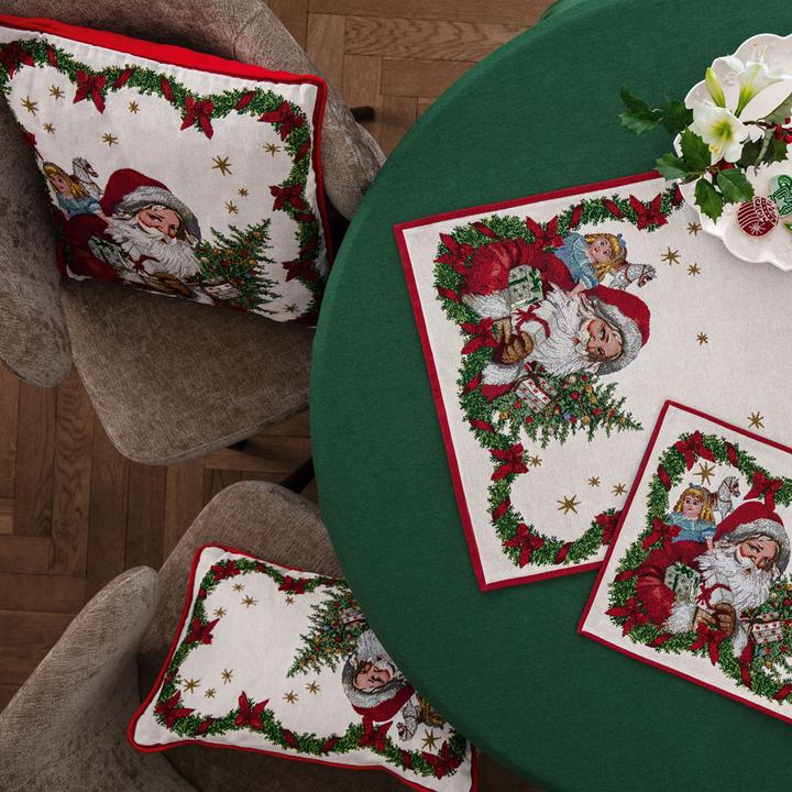 Immagine prodotto Villeroy & Boch Cuscino in arazzo, Fantasia di Babbo Natale (45 cm)
