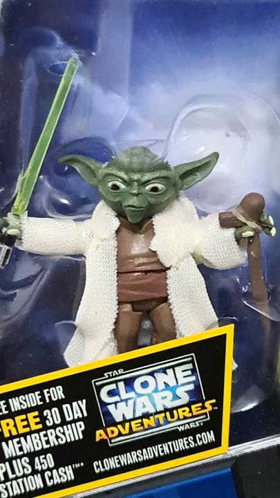 Produktbild Hasbro Star Wars The Clone Wars Actionfigur 2010 CW05 Yoda