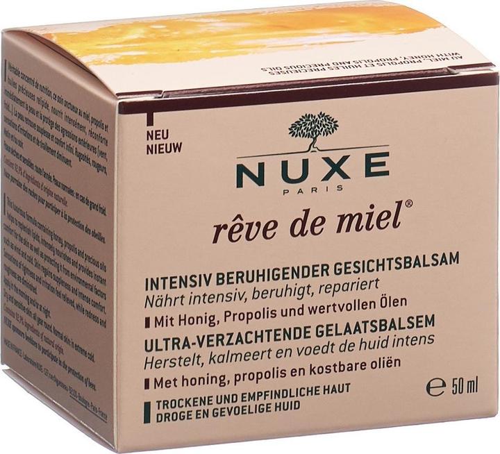 Produktbild Nuxe Rêve de Miel - intensiv beruhigender Gesichtsbalsam (50 ml, Gesichtsbalsam)