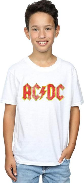 Produktbild AC/DC TShirt mit Logo aus Baumwolle Jungen (Distressed) (140, 146)