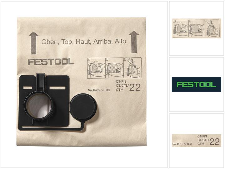 Actual product image Festool Filter bag FIS-CT 22/5