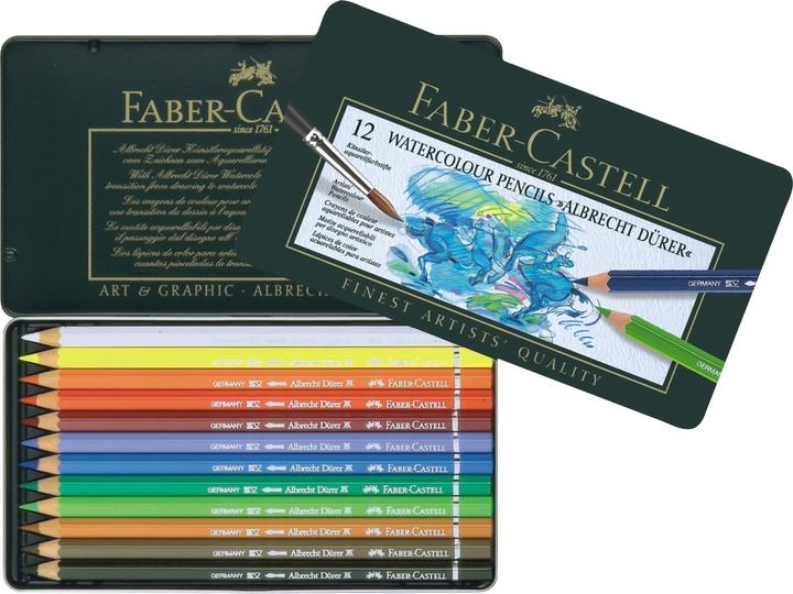 Actual product image Faber-Castell Watercolour pencil Albrecht Dürer (Multicoloured, 12 x)