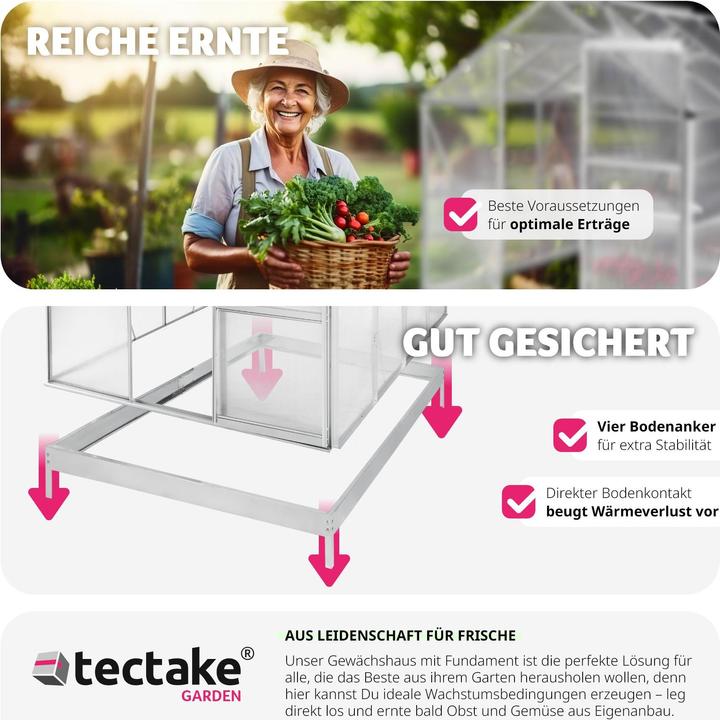 Actual product image tectake Greenhouse