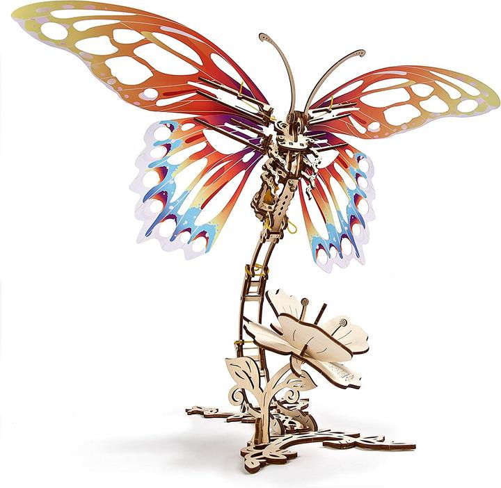 Actual product image Ugears Mechanical butterfly (161 pieces)