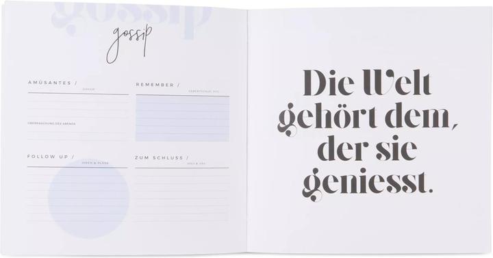 Actual product image Globus Hostbook (21 x 21 cm, Soft cover)