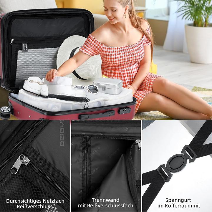 Actual product image Beibye Hartschalen-Reisekoffer (115 l, XL (from 140l))