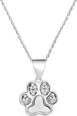 Produktbild Beneto Silver necklace with paw AGS527 / 47 (chain. pendant)