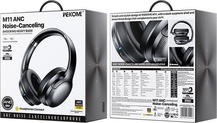 Produktbild Wekome Bluetooth V5.3 ANC Kabellose On-Ear-Kopfhörer (ANC, 8 h, Kabellos)