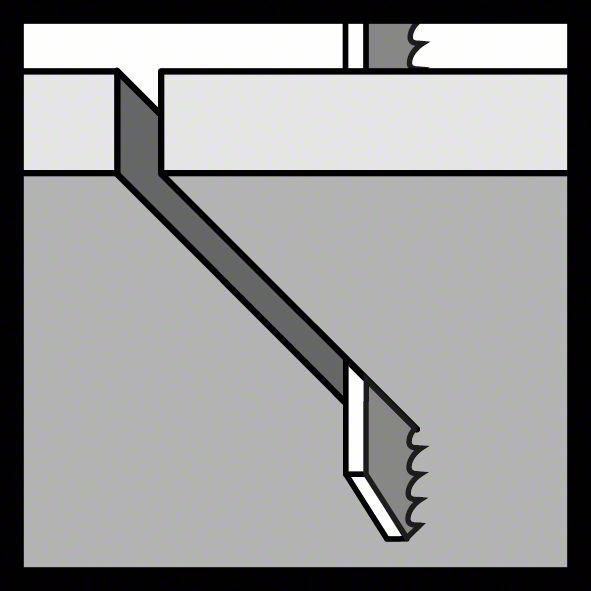 Produktbild Bosch Professional Zubehör PRO Plastics PC clean T101A Stichsägeblatt, 100 mm, 3-tlg.