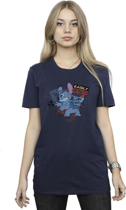 Immagine prodotto Disney Lilo And Stitch Easily Distracted Maglietta Ampia Donna (XXL)