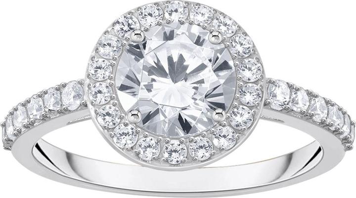Produktbild Thomas Sabo Halo-Ring mit weissem Stein im Brillantschliff (54, 925 Silber)