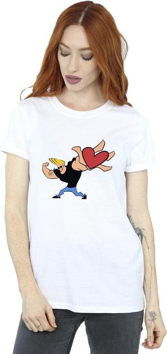 Produktbild Johnny Bravo Heart Present TShirt (3XL)
