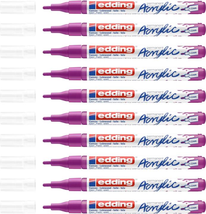 Actual product image Edding Acrylic marker 5300 Fine (Berry, 2 mm, 1 x)