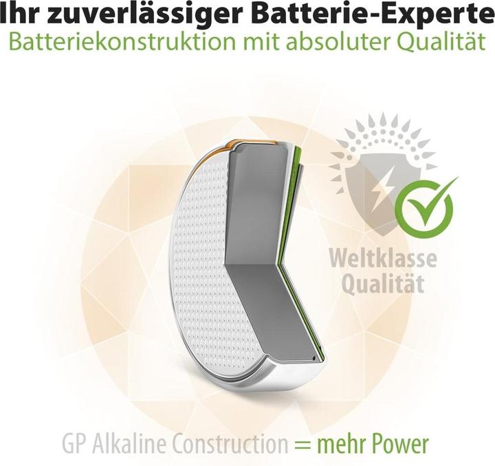 Productafbeelding GP Batteries Alkalische (10 Pcs., LR44, 105 mAh)