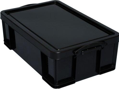 Immagine prodotto Really Useful Box Scatola d'archivio 50 L in plastica nera 440 mm x 230 mm (44 x 71 x 23 cm, 50 l)