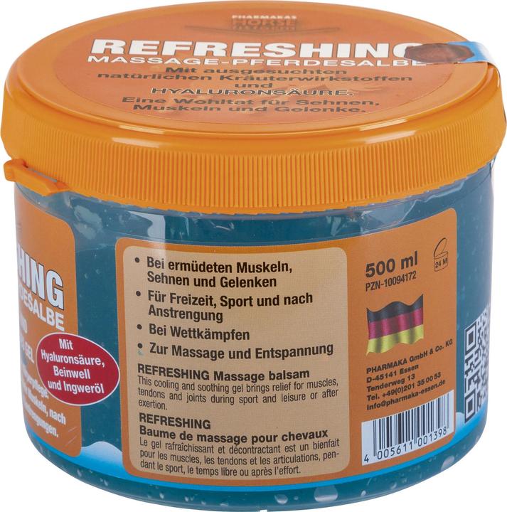 Nährwerte und Zutaten Magni Refreshing-Gel 500ml