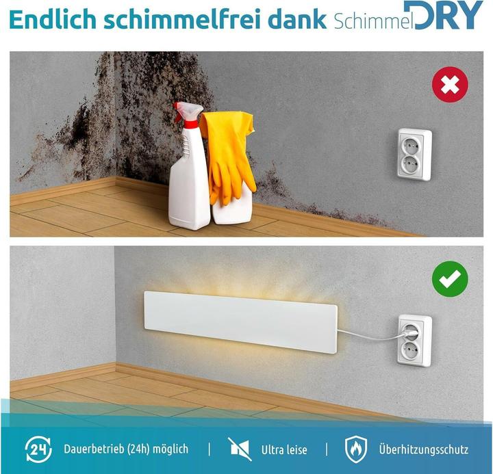 Immagine prodotto Technaxx Heizkörper Schimmel Dry Set M1+M2 (55 W)