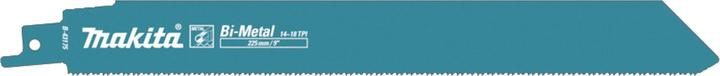 Produktbild Makita B-43175 Straight saw blades BIM 225x1,1mm (14 + 18tpi), 5pcs, for metal 3-8mm, for pipes <175mm