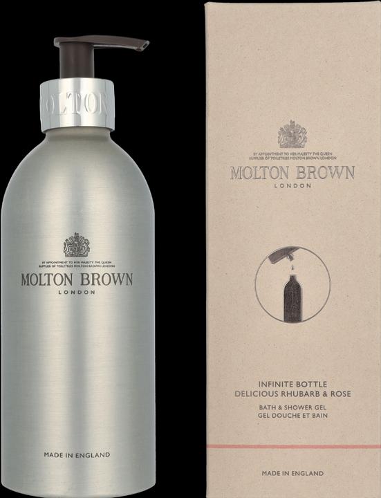 Actual product image Molton Brown Delicious Rhubarb & Rose Infinite Bottle Bath & Shower Gel (400 ml)