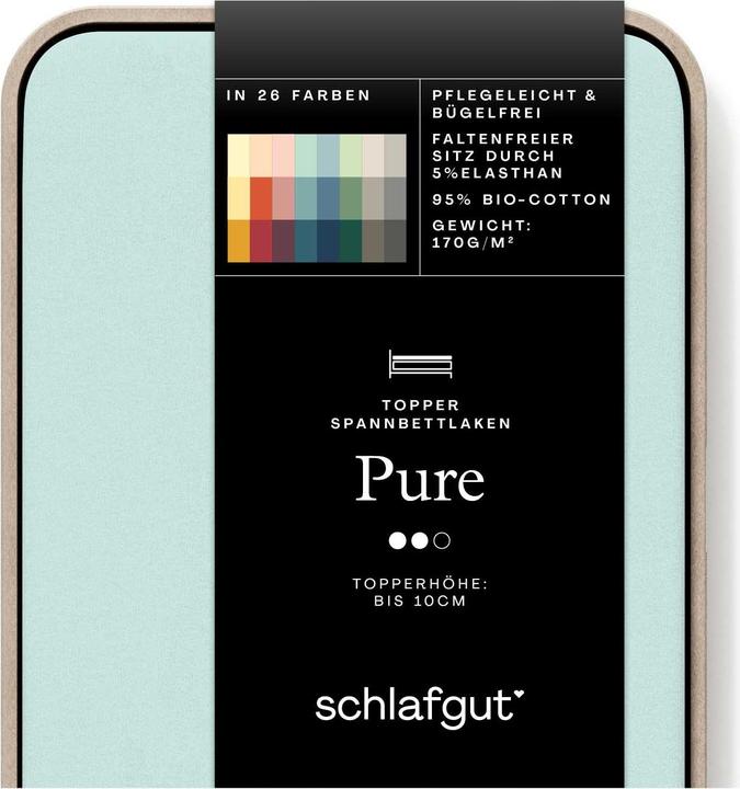 Actual product image schlafgut Pure Topper (120 x 200 - 130 x 220 cm)