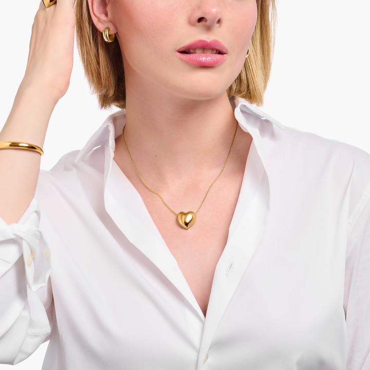 Actual product image Thomas Sabo Necklace with heart-shaped pendant (925 silver, 40 - 45 cm)