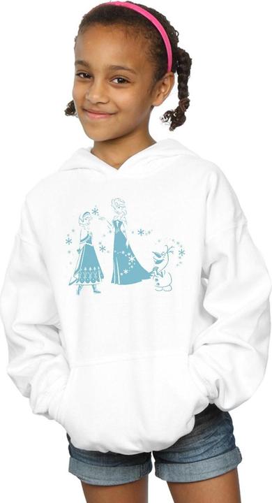 Immagine prodotto Disney Frozen Magic Snowflakes Felpa con Cappuccio Ragazze (152, 158)