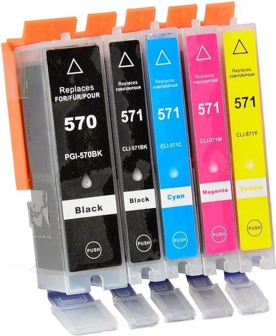 Produktbild Hermex Kompatible Tintenpatrone XL für Canon PIXMA TS5050 (M, Y, PGBK, BK, C)