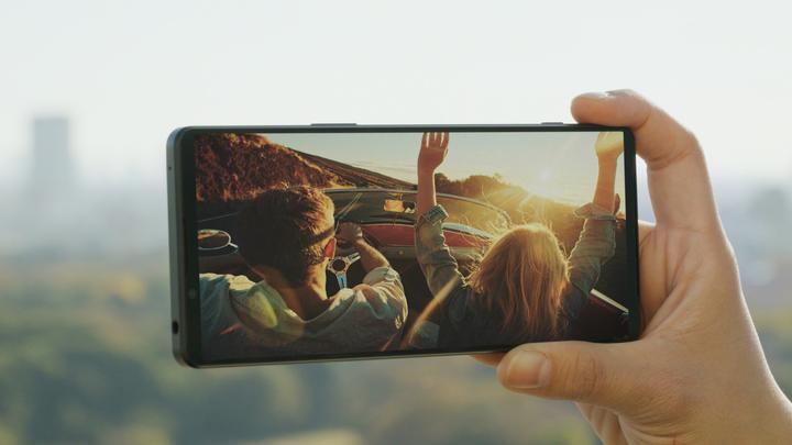 Actual product image Sony Xperia 1 IV (256 GB, Black, 6.50", SIM + eSIM, 12 Mpx, 5G)