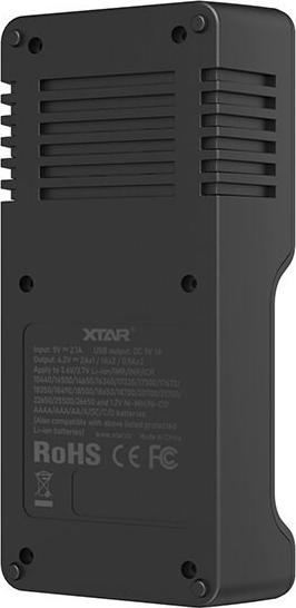 Immagine prodotto Xtar Caricatore VC2S (1 pz., D, AAAA, AAA, A, AA, C, Batteria + Caricabatterie)