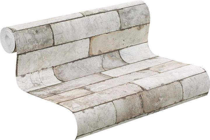 Produktbild Rasch Steinoptik Factory II Mauer grau (53 x 1005 cm)