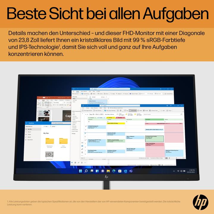Produktbild HP E24 G5 (1920 x 1080 Pixel, 23.80")