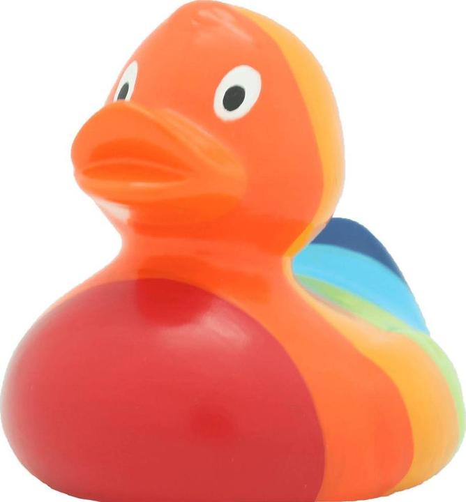 Actual product image Sombo Bath duck rainbow colors