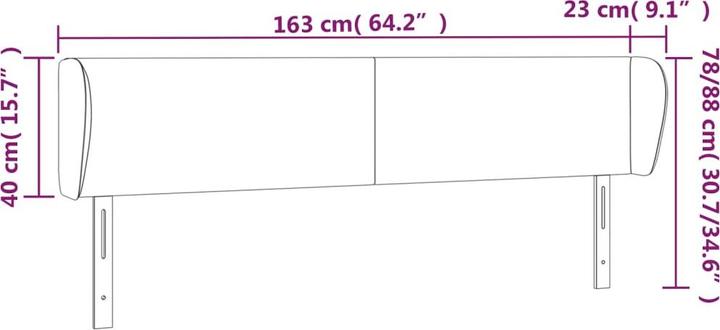 Actual product image VidaXL Pranav (163 x 23 x 88 cm)