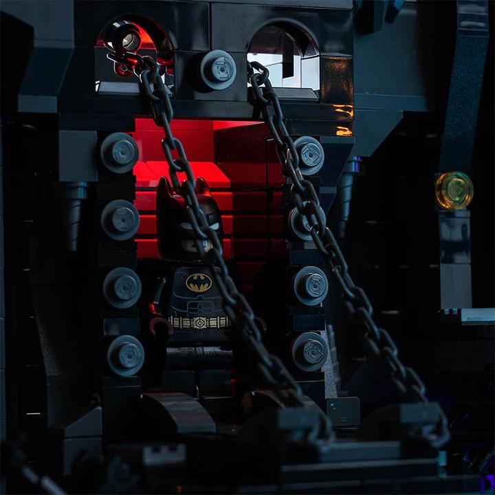 Image du produit BrickBling LED Licht Set für LEGO Bathöhle Schaukasten (76252) inkl. Fernbedienung