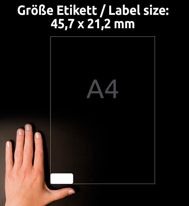 Actual product image Avery Weatherproof film labels