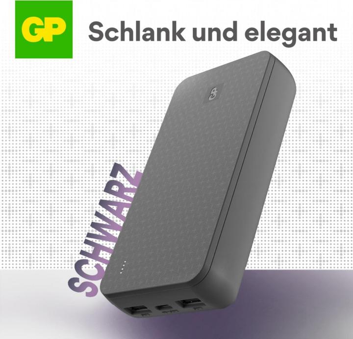 Produktbild GP Batteries GP PowerBank B+ Serie 20000 mAh schwarz (20000 mAh)