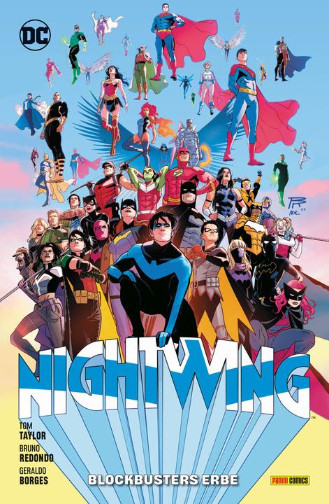 Image du produit Panini Nightwing (Allemand, Eduardo Pansica, Jay Kristoff, C. S. Pacat, Daniele Di Nicuolo, Eddy Barrows, Inaki Miranda, Tom Taylor, Rick Leonardi, Bruno Redondo, Scott McDaniel, Mikel Janín, Javier Fernandez, Geraldo Borges, 2023)