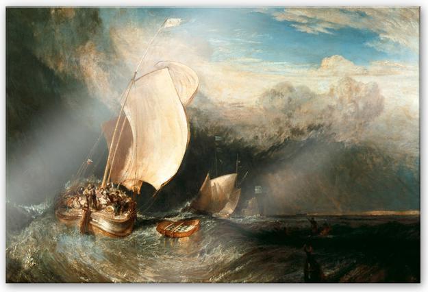 Produktbild Trenddeko Turner - Fischerboote (60 x 40 cm)