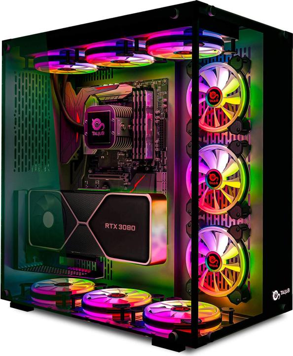 Produktbild Talius Cronos ATX Gaming Box, Schwarz (ATX, mATX)