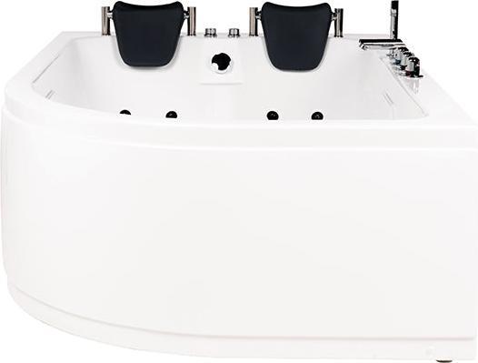 Actual product image Home Deluxe Whirlpool bath 2 persons DOLPHIN (right) - 180x120x65cm (120 cm, 180 cm)