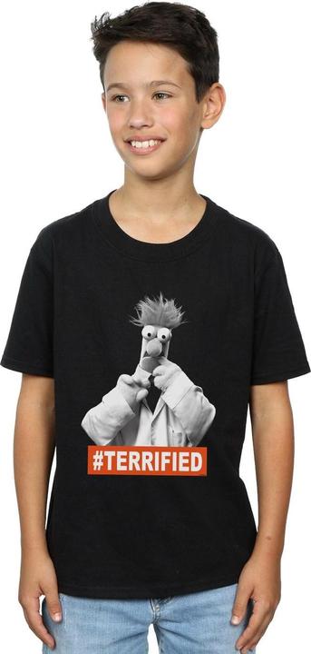 Actual product image Disney Boys The Muppets Beaker Terrified T-Shirt (140, 146)