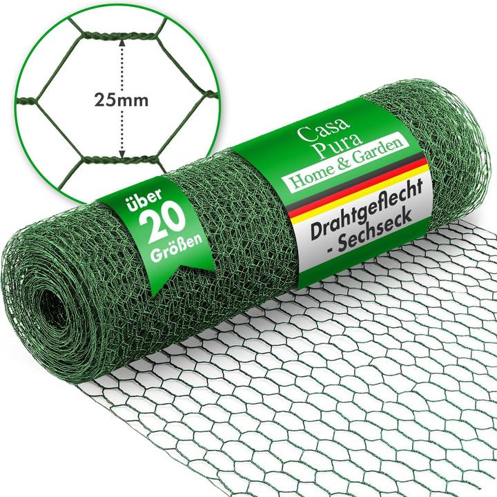 Produktbild Casa Pura Drahtzaun Grün 25 mm (25 m)