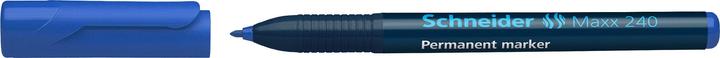 Schneider Permanentmarker Maxx 240 Strichstärke: 1-2 mm Schreibfarbe: blau (Blau, 2 mm, 10 x)
