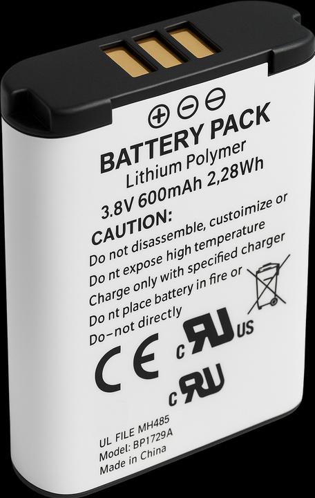 Actual product image Gequdio Replacement batteries for GC Series headsets, 600mAh