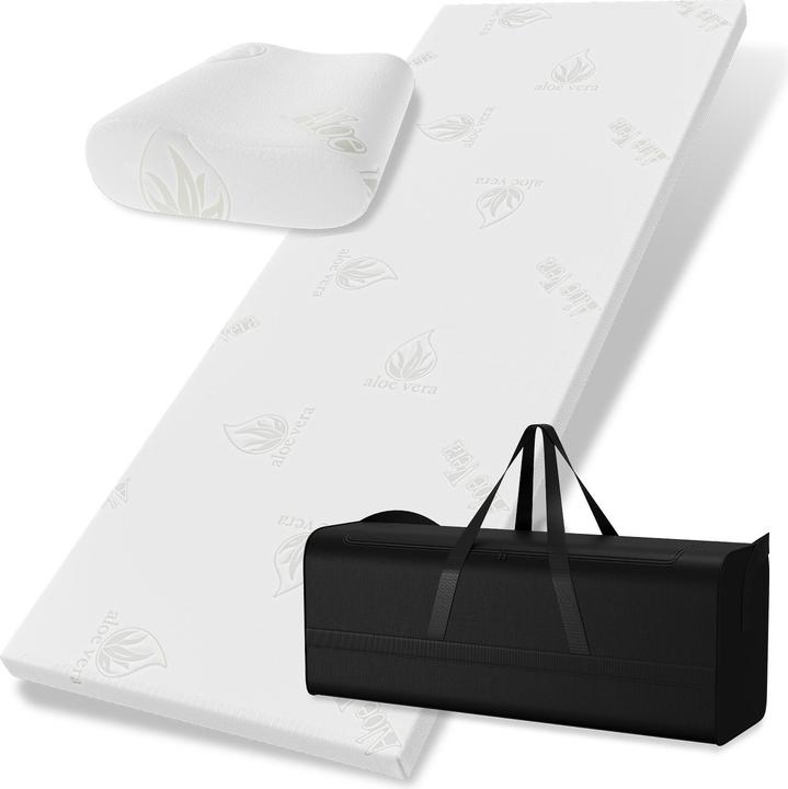 Actual product image Bestschlaf Reise-Set Matratzenauflage & Kissen (70 x 200 cm)