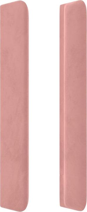 Image du produit VidaXL Kopfteil mit Ohren Rosa 203x16x118/128 cm Samt,Farbe (203 x 16 x 128 cm)